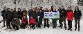 Wanderer erlebten Winterzauber im Nationalen Naturerbe Stegskopf
