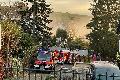 Übung der Feuerwehren aus Melsbach und Rengsdorf - "Gebäudebrand mit Menschenrettung"