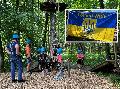 Ukrainische Kinder im Kletterwald Bad Marienberg: ber Krieg wurde nicht geredet
