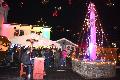 Das "Weihnachtsdorf" in Selters leuchtet in bunten Farben