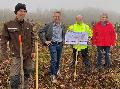 Wieder ein gewaltiges Projekt: Groe Baumpflanzaktion von Wller Helfen