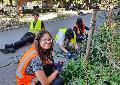 Internationale Jugend versch�nert Linz am Rhein