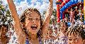 Schaumparty und Familienspa� beim Funken Kinder-Fest in Neuwied