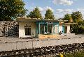 Historischer Bahnhof Rotenhain als Modellbausatz verewigt