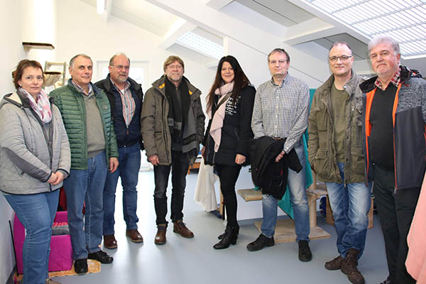 von links: Kerstin Esch , Hans Peter Ehrentraut, Roland Metz, Willi Marme`, Claudia Jungbluth, Jrgen Brggemann, Christoph Jungbluth und Hans Richer. Foto: Privat 