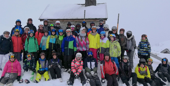 Altenkirchener Schler auf der Piste im Salzburger Land 