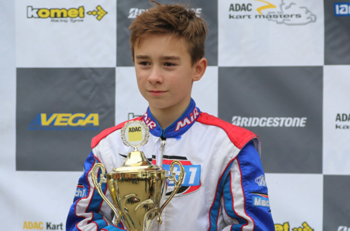 Neben Pablo Kramer in der Klasse OK-Junior sicherte sich auf dem Vogelsbergring im hessischen Wittgenborn auch der Hammer Bambini-Pilot Tom Kalender den Titel des Vizemeisters auf Bundesebene. (Foto: privat)