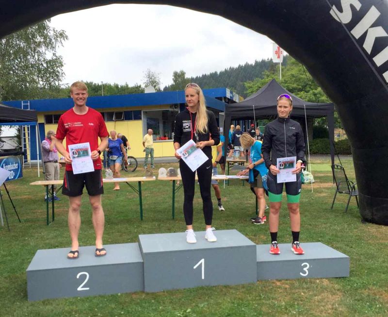 Die MANNschaft beim Kindelsberg Triathlon in Msen
