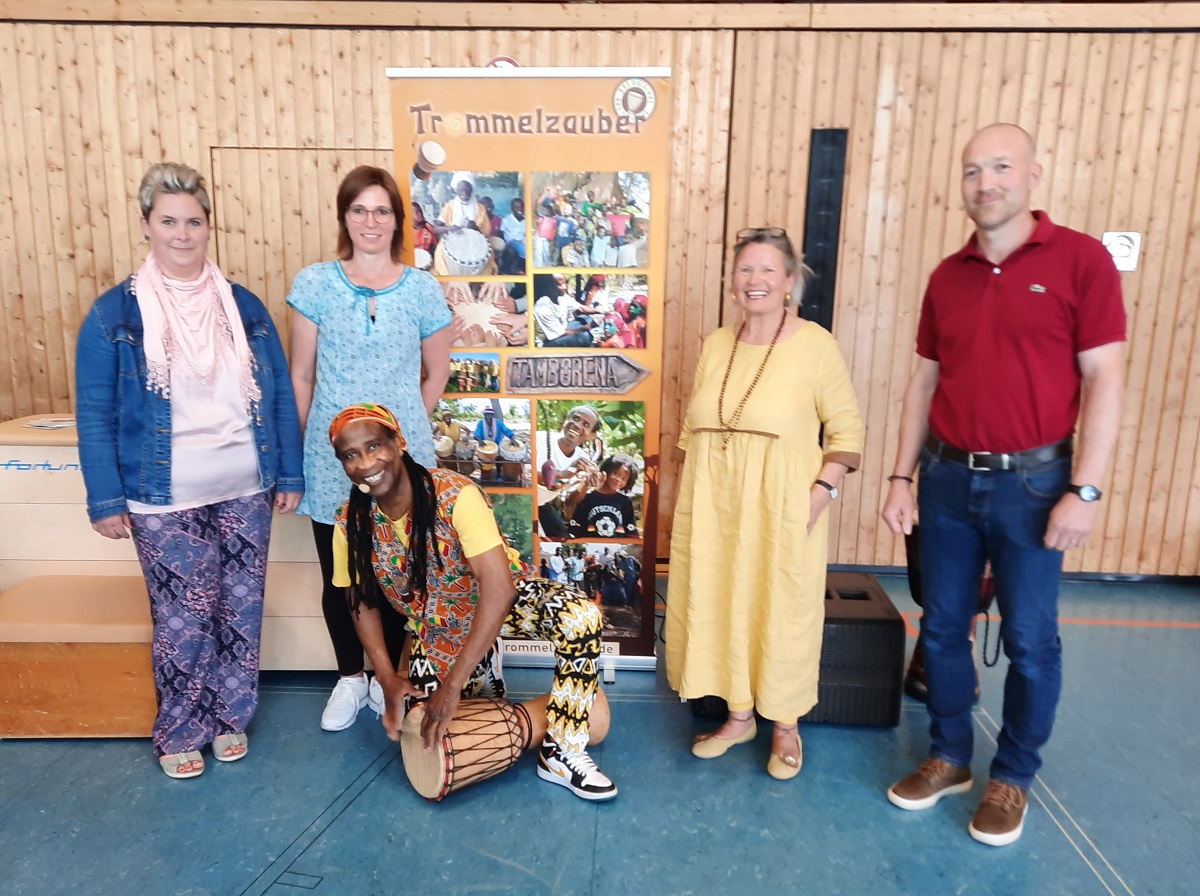 V.l.: Daniela Dennes, Daniela Strauch, Thomas Soukou, Ute van der Fluit und Michael Leidig (Foto: Thomas Napp)