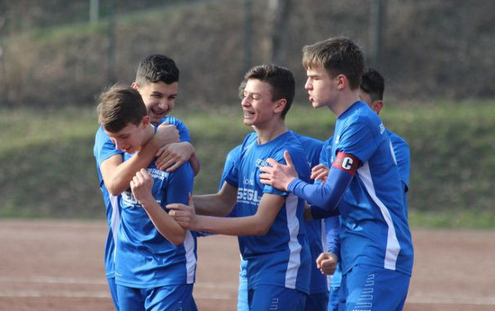 Groe Freude nach der 1:0-Fhrung durch Till Kilanowski. (Foto: JSG Wisserland) 