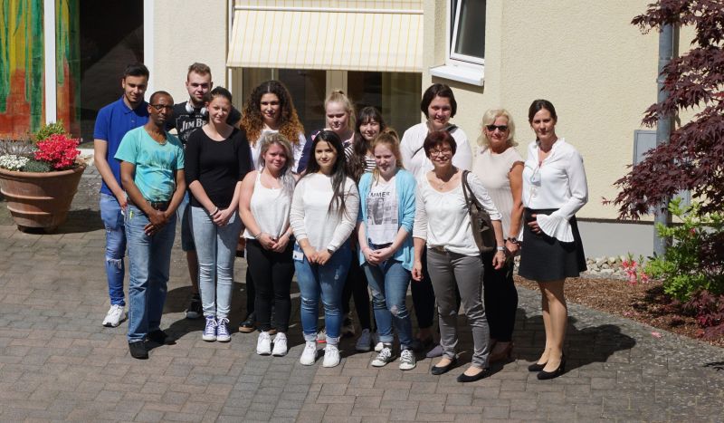 Krankenpflege-Schler besuchen Krankenhaus Dierdorf/Selters 
