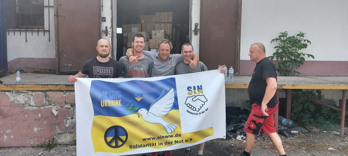 Ukraine Support: Reger Andrang in der Ausgabestelle Ebernhahn