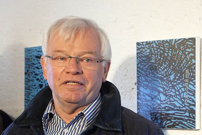 Der Dierdorfer Knstler Ulrich Christian stellt im Roentgen-Museum aus. Foto: Wolfgang Tischler