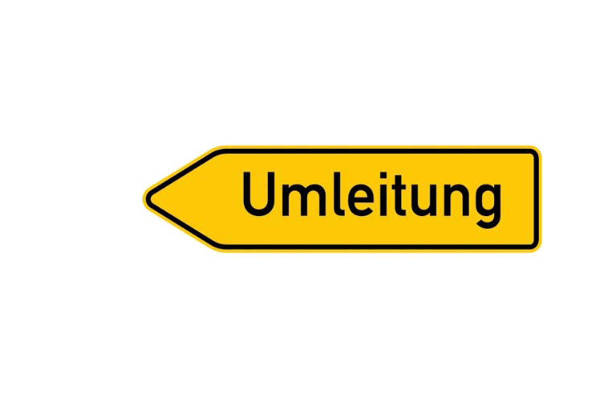 A3  Bauarbeiten an AS Neuwied/Altenkirchen - Umleitung