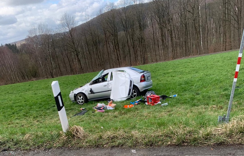 Ein Schwerverletzter bei Unfall auf der K 97