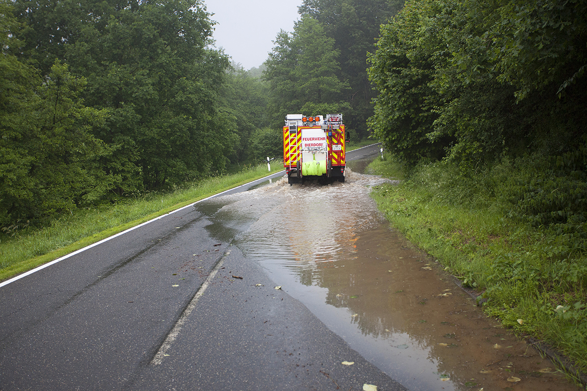 berflutungen von Straen sind mglich. Foto: Wolfgang Tischler