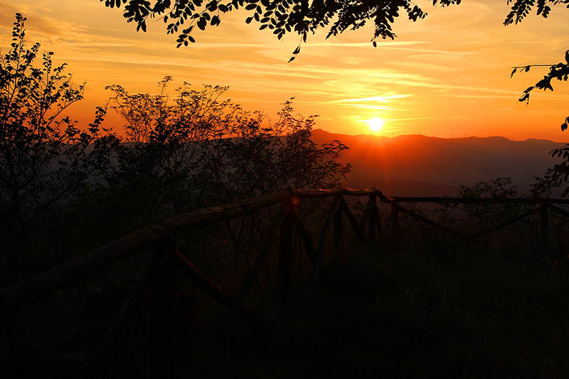 Schne Sonnenuntergnge kann man berall genieen. Foto: Wolfgang Tischler