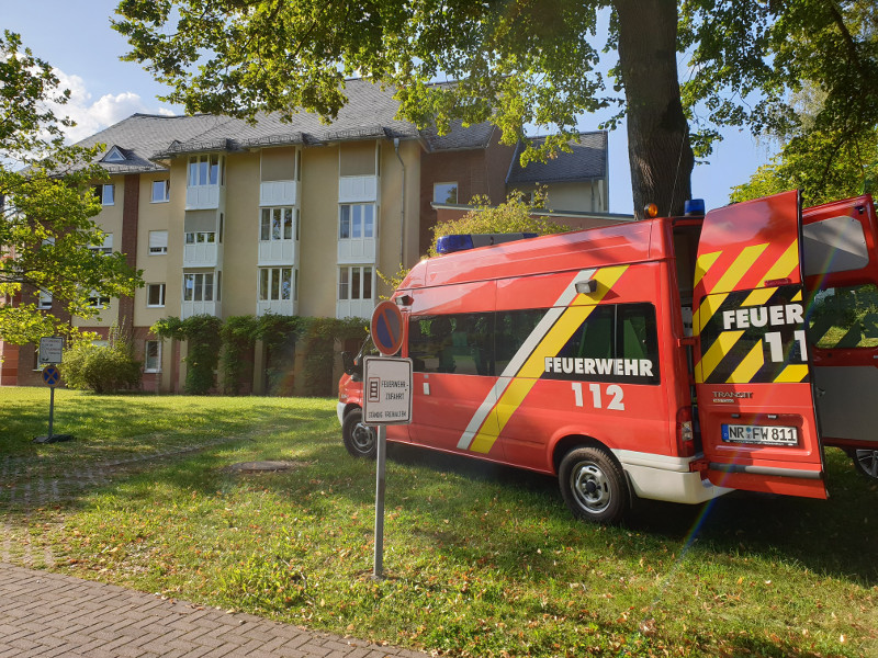 In einer Pflegeeinrichtung im Wiedtal hat es am Montagnachmittag gebrannt. Foto: Feuerwehr VG Rengsdorf-Waldbreitbach