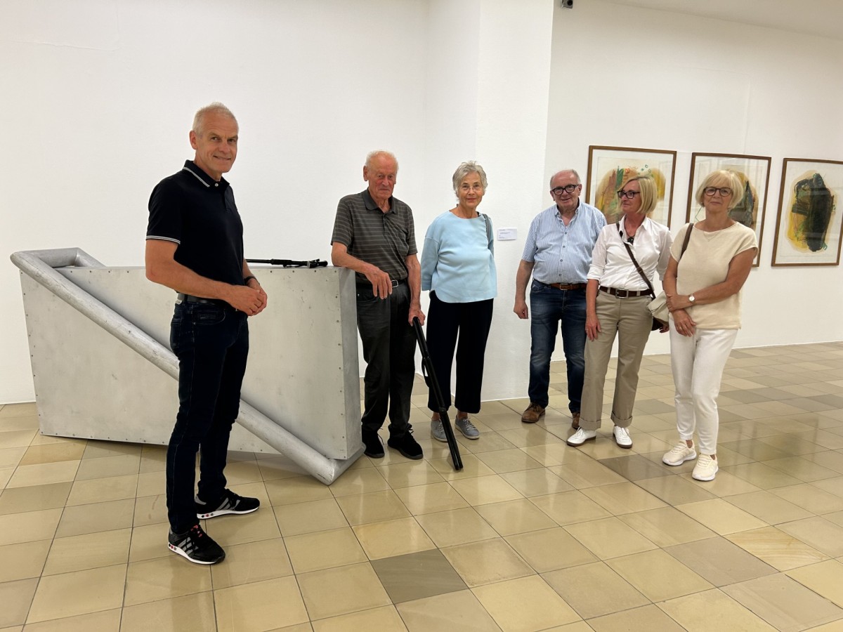 Kunst im Dialog: Erwin Wortelkamp empfngt Delegation aus Altenkirchen-Flammersfeld