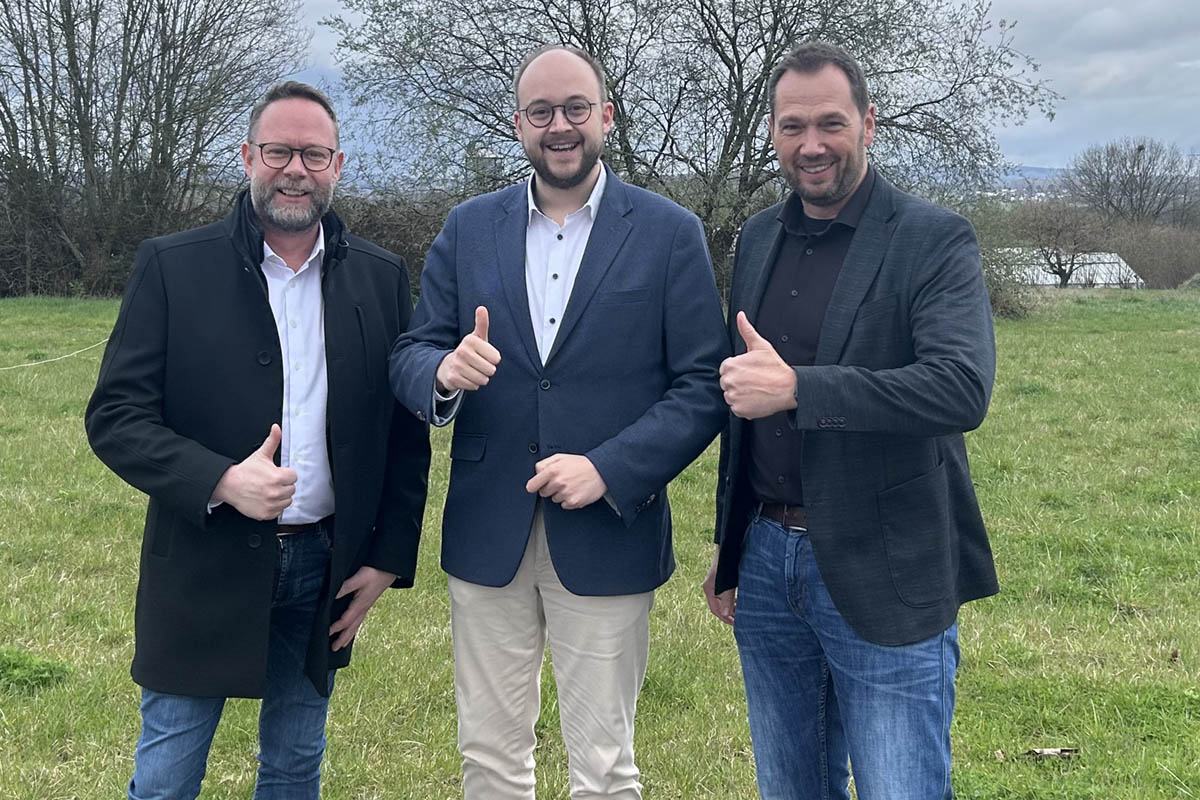 Sie planen eine gro�e Fusion. Von links: Sven Sch�r, Pierre Fischer und Manuel Seiler. Foto: Katrin Hoffmann