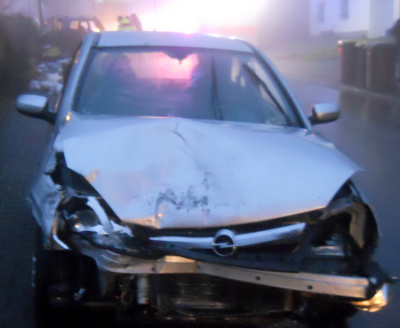 Verkehrsunfall am frhen Morgen in Birken-Honigsessen