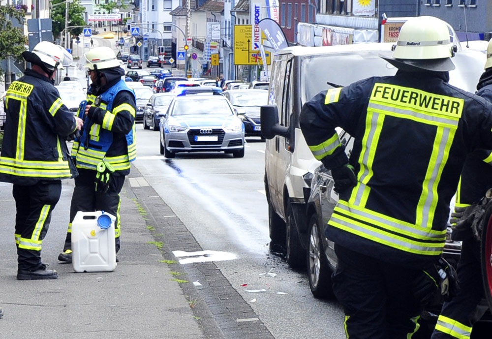 Durch den Auffahrunfall kam es zu Verkehrsbehinderungen. (Fotos: kk)