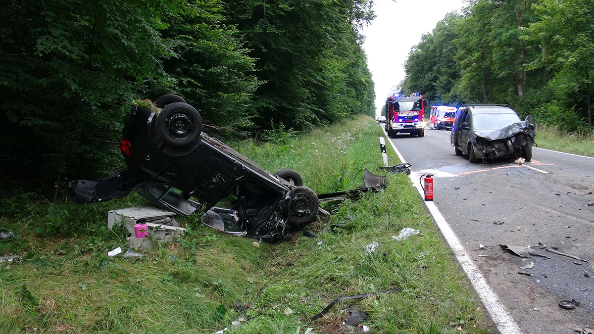 Aktualisiert: Schwerer Verkehrsunfall zwischen Hachenburg und Merkelbach