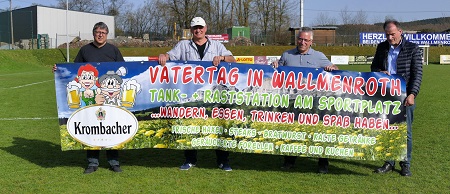 2. Wallmenrother Lattenknaller am Vatertag auf dem Sportplatz