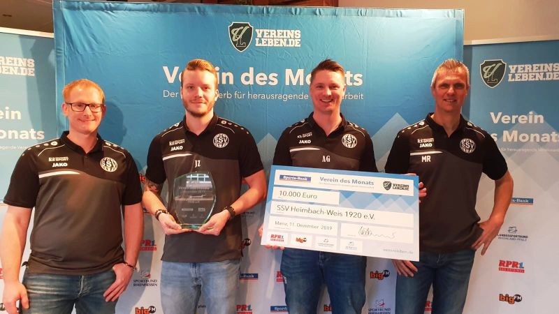 SSV Heimbach-Weis 1920 wird Verein des Monats November