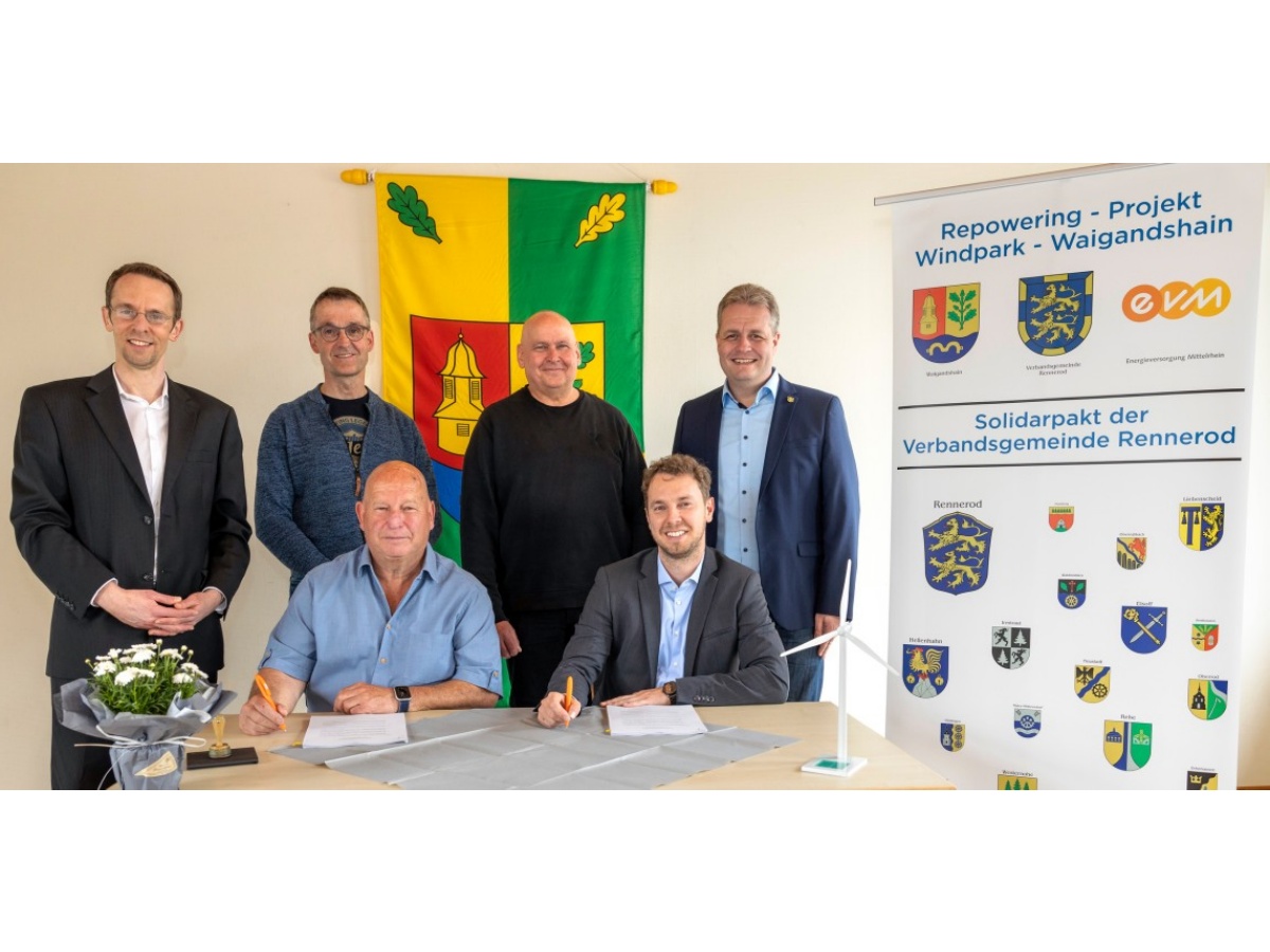 Aus Alt mach Neu: Repowering des Windparks in Waigandshain