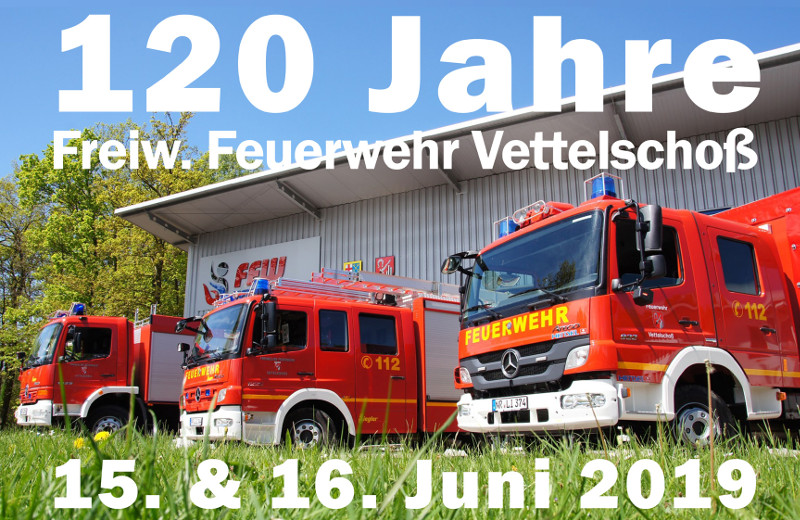 Plakat: Feuerwehr Vettelscho
