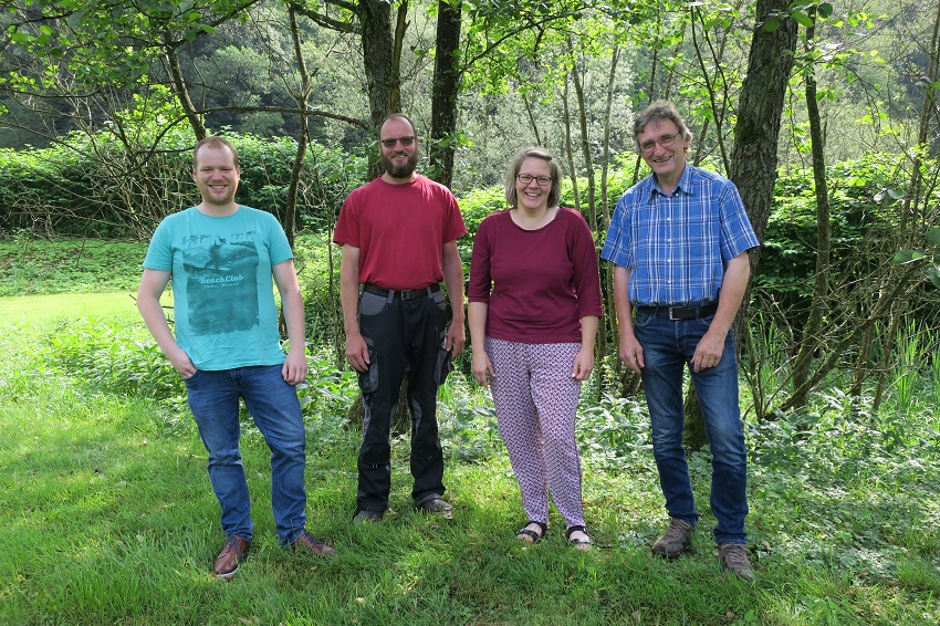 Der Vorstand des Bienenzuchtvereins Wissen