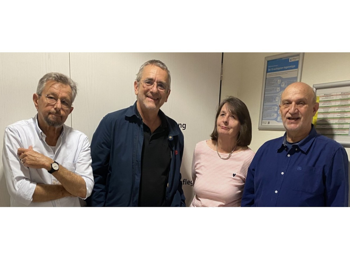 Von links nach rechts: Klaus Morawietz, Ralph Mller, Angelika Kraus und Wolfgang Hrter (Foto: Elke Wagner-Hrter)