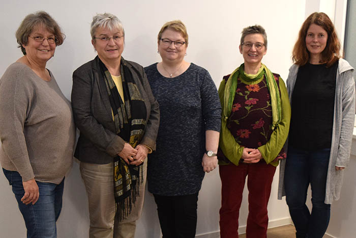 (v.l.n.r.): Der neue Vorstand des Vereins: Heidetraut Klockow, Doris Eyl-Mller, Renate Klonz, Stefanie Shirazi, Susan Berlin. Foto: privat