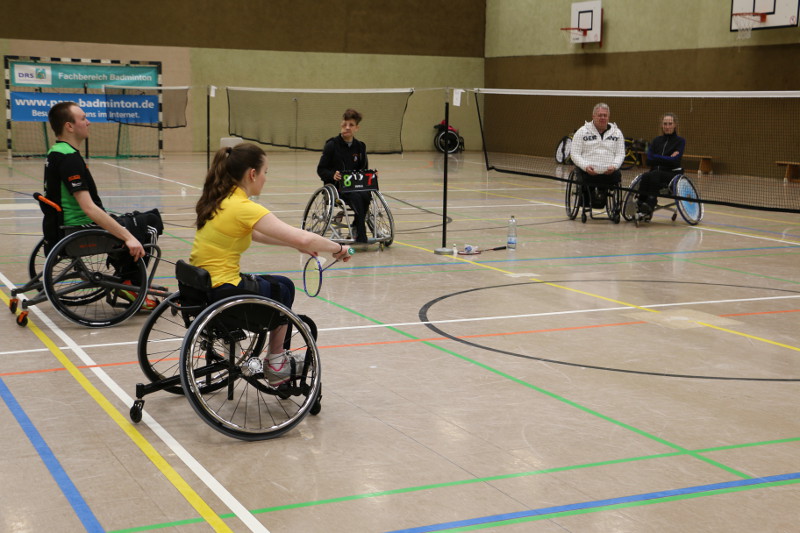 Den Rollitennis-Mitgliedern geht es um sportliche Talente. Foto: Verein