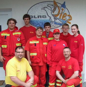 Sieben Teilnehmer absolvierten mit Erfolg die Fachausbildung \"Wasserrettungsdienst\". Foto: DLRG