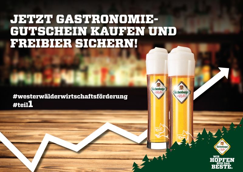 Freibier fr den Kauf von Gastronomie-Gutscheinen
