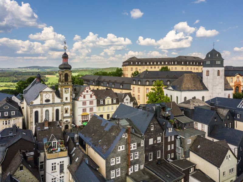 Blick auf Schloss Hachenburg