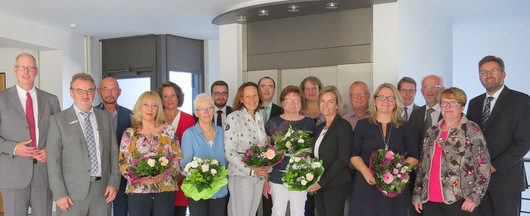 Gratulationen und Abschiede bei der Westerwald Bank