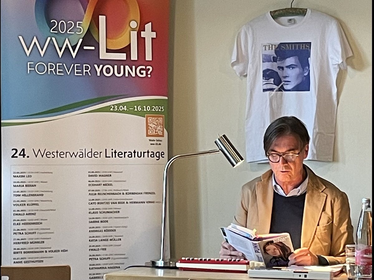 Eckhard Nickel stellte im Rahmen der Westerwlder Literaturtage seinen Jugendroman "Punk" vor. (Foto: Veranstalter)