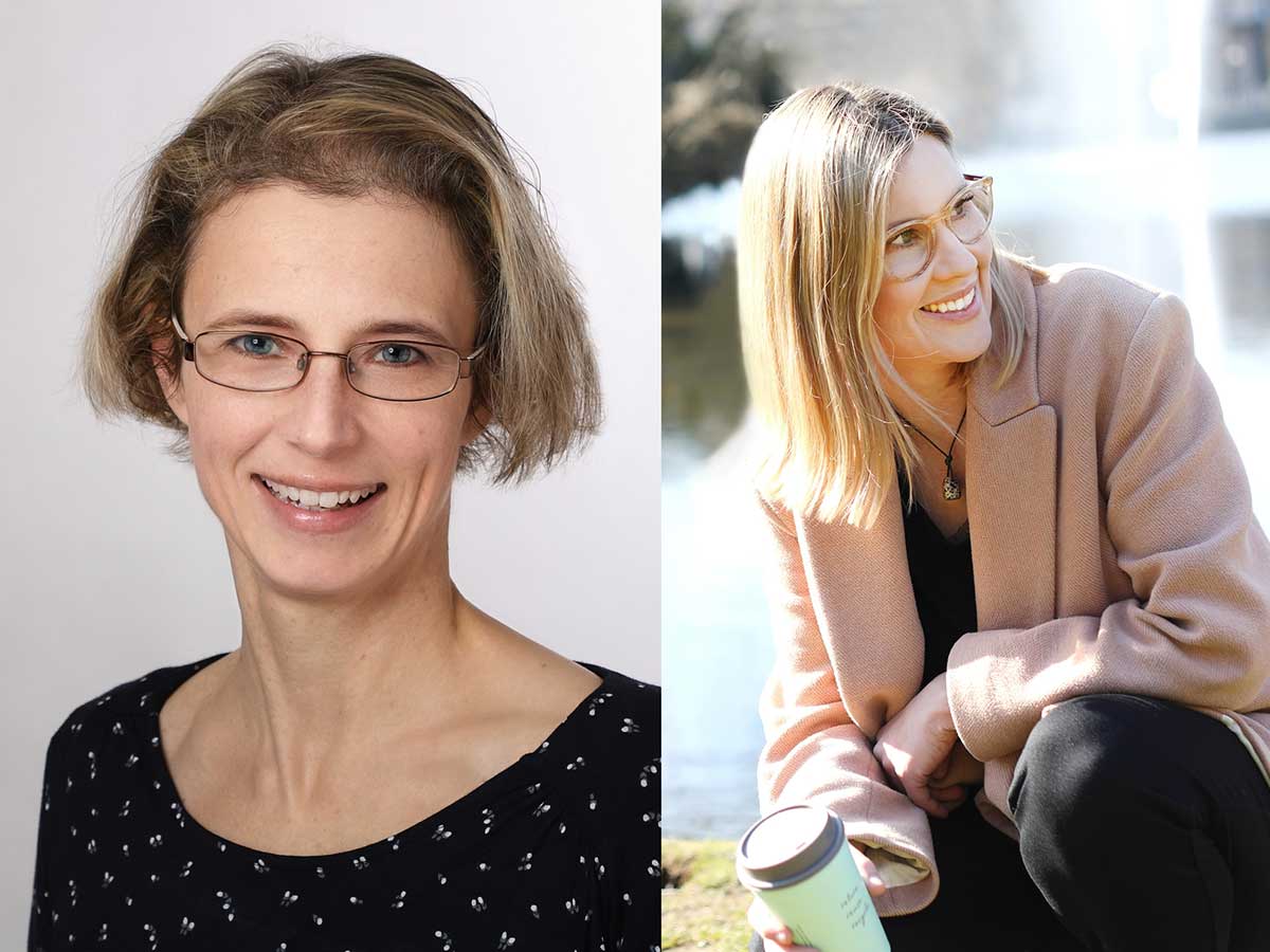 DIe beiden Autorinnen Ellen Kirst und Tanja Geissler. (Foto: Zweite Heimat)