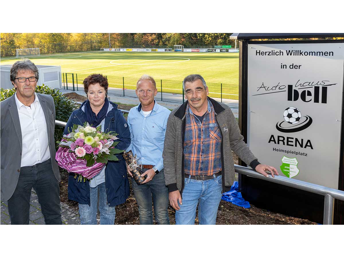 v.l.r. Andreas Mller, Kirsten Schneider, Eugen Janzen, Wili Schfer. (Foto: Nistertaler Sportfreunde)