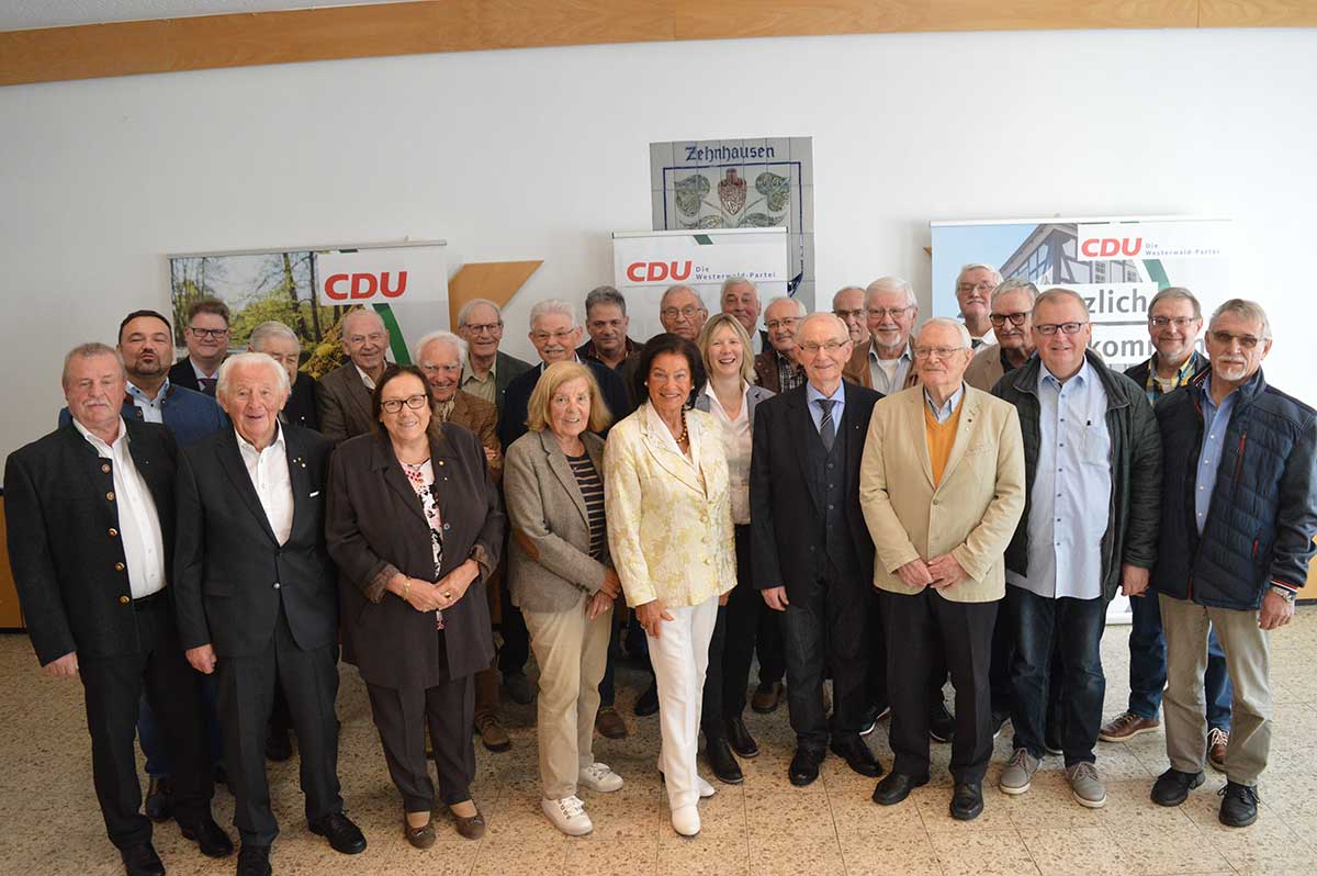 Es gab viele Ehrungen in Westerburg. (Foto: CDU)
