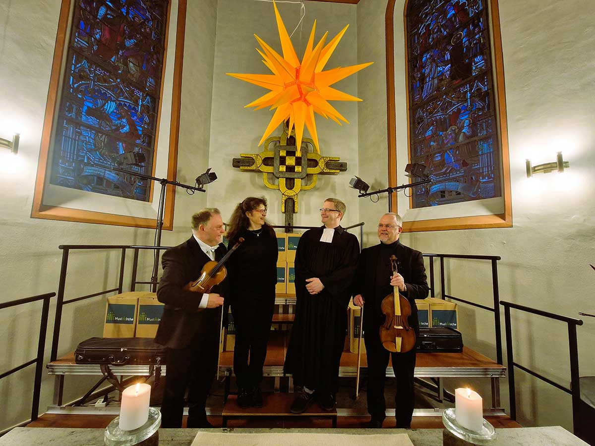 Die Gruppe Capella Taboris. (Foto: Bernd Koschmieder)