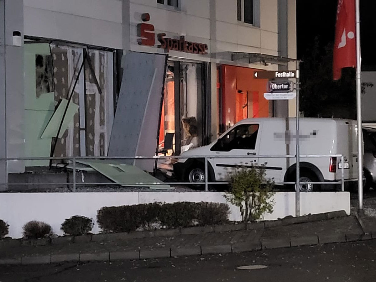 Aktualisiert: Sprengung von Geldautomat in Herschbach