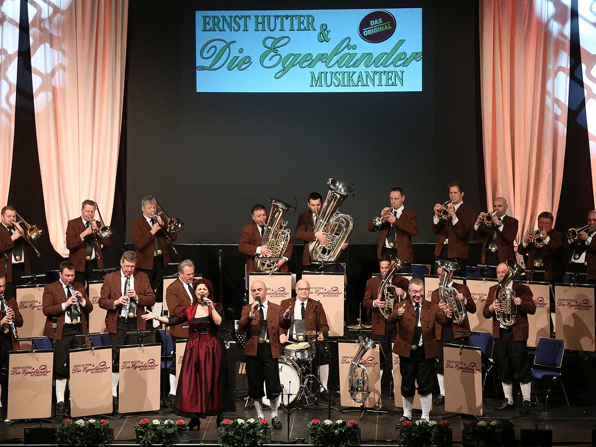 Die Egerlnder Musikanten. (Foto: Rene Traut)