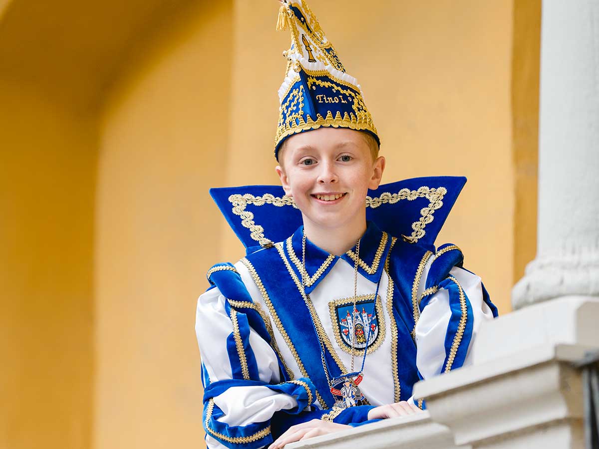 Kinderprinz "Tino I. vom flinken Lufer". (Foto: Fotografie Katharina Mller)