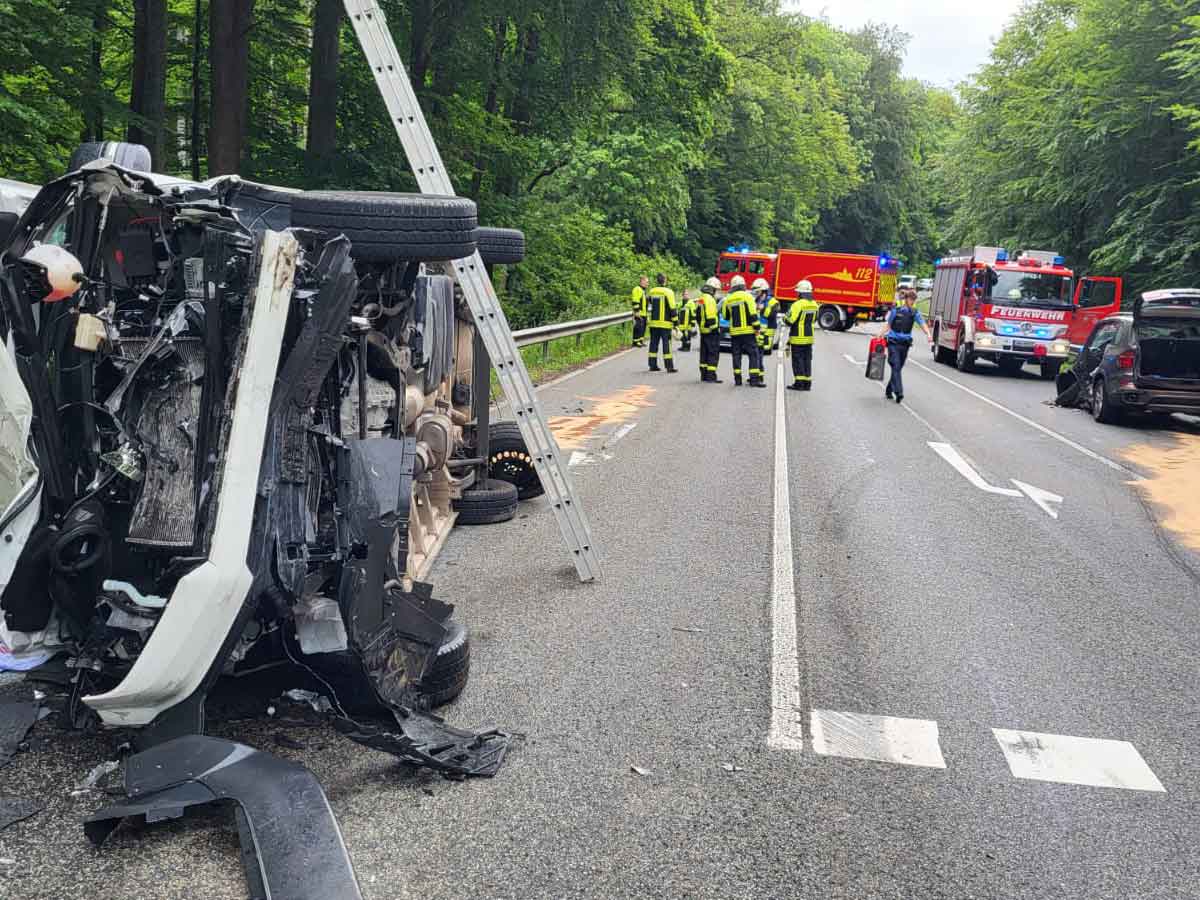 Die Unfallstelle. (Foto: Ralf Steube)