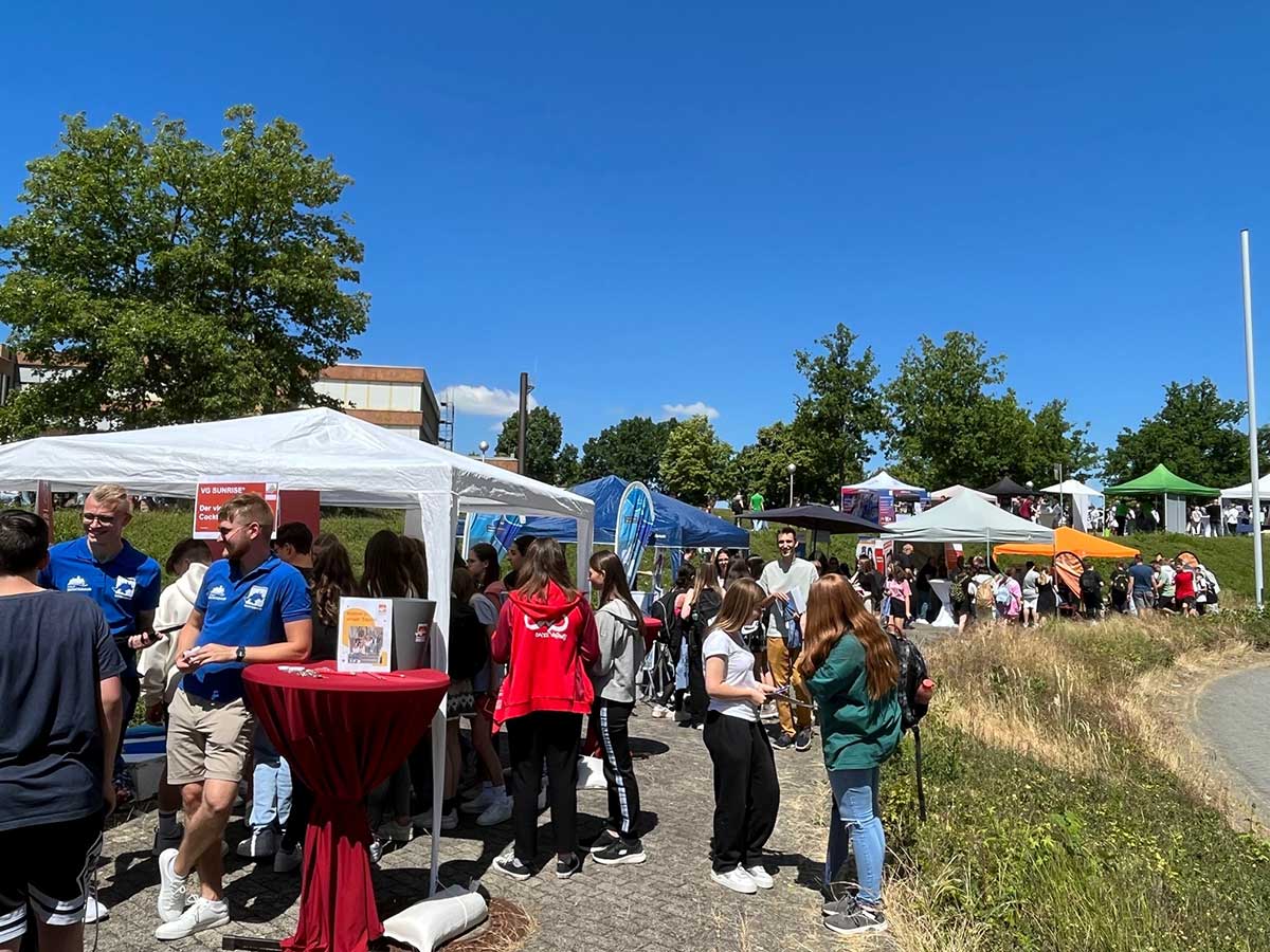 Die Open Air Messe war ein voller Erfolg. (Foto: Agentur fr Arbeit Montabaur)
