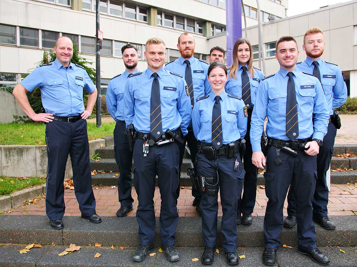 Nachwuchs fr unser aller Sicherheit in Montabaur begrt. (Foto: Polizeidirektion Montabaur)